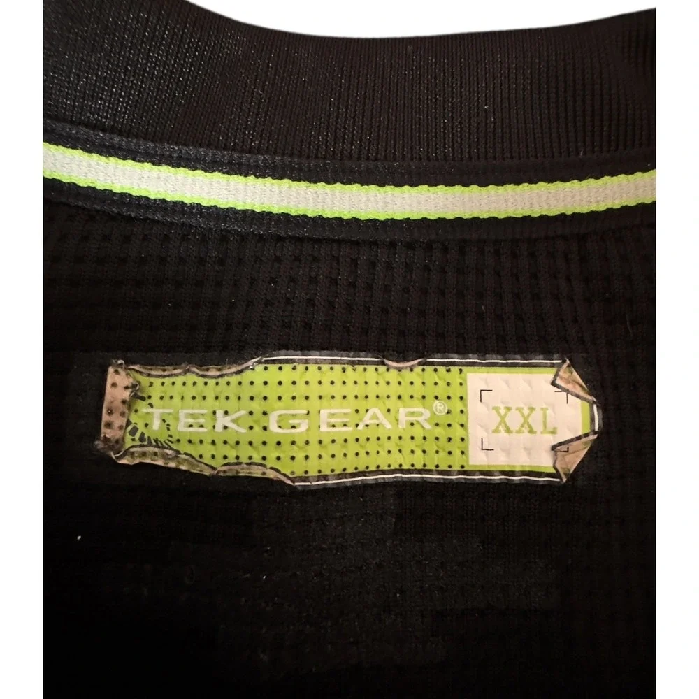 Tek Gear Mens XXL Black Long Sleeve Crew Neck‎ Performance Sweatshirt